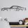 Black Metal Wall Decor (70 x 15 cm), 100% Metal, Stylish