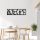 Black Metal Wall Decor, 60 x 19 cm, 100% Metal | Stylish & Durable Wall Accessory for Home