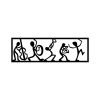 Black Metal Wall Decor, 60 x 19 cm, 100% Metal | Stylish & Durable Wall Accessory for Home
