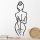 Black Metal Wall Accessory | 100% Metal, 72 x 26 cm | Unique Design for Modern Decor