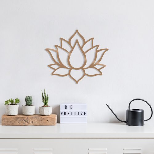 Copper Metal Wall Decor, 50 x 43 cm, 100% Metal, Elegant