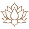 Copper Metal Wall Decor, 50 x 43 cm, 100% Metal, Elegant