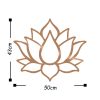 Copper Metal Wall Decor, 50 x 43 cm, 100% Metal, Elegant