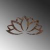 Hand-Painted Metal Wall Accessory, Antiquation, 35x60 cm