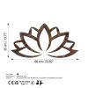 Hand-Painted Metal Wall Accessory, Antiquation, 35x60 cm