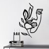 Elegant Black Metal Wall Decor Accessory | 46 x 56 cm | 100% Metal, 1.5 mm Thick