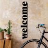 Black Metal Wall Decor, 18 x 98 cm, 100% Metal, Stylish