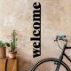 Black Metal Wall Decor, 18 x 98 cm, 100% Metal, Stylish