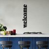 Black Metal Wall Decor, 18 x 98 cm, 100% Metal, Stylish