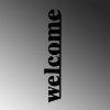 Black Metal Wall Decor, 18 x 98 cm, 100% Metal, Stylish