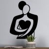 Black Metal Wall Accessory, 70 x 52 cm, 100% Metal