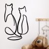 Black Metal Wall Accessory, 72 x 48 cm, 100% Metal