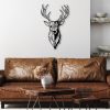 Black Metal Wall Decor (42 x 70 cm) | 100% Metal, 1.5 mm