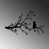 Elegant Black Metal Wall Accessory, 80 x 50 cm | 100% Metal, 1.5 mm Thick | Perfect for Home Decor