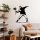 Decorative Black Metal Wall Accessory - 69 x 70 cm