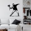 Decorative Black Metal Wall Accessory - 69 x 70 cm
