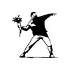 Decorative Black Metal Wall Accessory - 69 x 70 cm