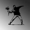 Decorative Black Metal Wall Accessory - 69 x 70 cm