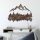 Hand-Painted Metal Wall Accessory, Antiquation, 51x70 cm