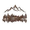 Hand-Painted Metal Wall Accessory, Antiquation, 51x70 cm