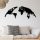 Elegant Black Metal Wall Decor, 150 x 59 cm, 100% Metal