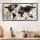 Hand-Painted Metal Wall Accessory, 120x60 cm, 100% Metal