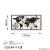 Hand-Painted Metal Wall Accessory, 120x60 cm, 100% Metal