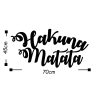 Black Metal Wall Decor - 70x35cm, Durable 1.5mm Thickness
