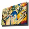 Vasili Kandinsky Canvas Painting, 70x100 cm, Wooden Frame