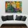 Vasili Kandinsky Canvas Painting, 70x100 cm, Wooden Frame
