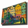 Vasili Kandinsky Canvas Painting, 70x100 cm, Wooden Frame