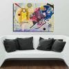 Vasili Kandinsky Canvas Painting, 70x100 cm, Wooden Frame