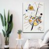 Delicate Tension Canvas Art by Kandinsky, 70x100 cm