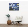Vincent van Gogh Starry Night Canvas Art, 30x40 cm