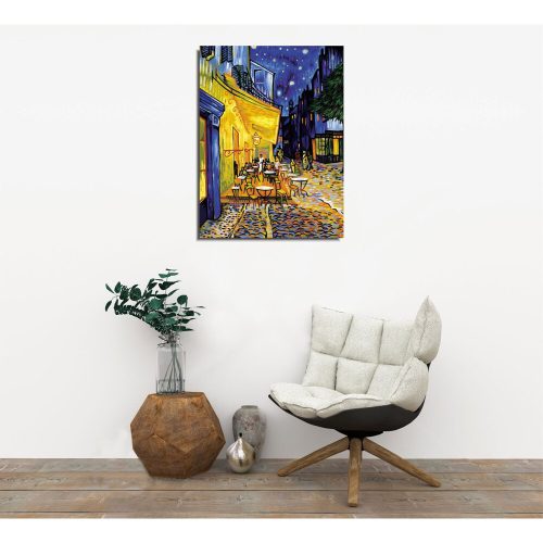 Vincent van Gogh Cafe Terrace Canvas Art, 30x40 cm