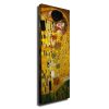 Gustav Klimt 'The Kiss' Canvas Painting, 30x80 cm | 100% Canvas, Wooden Frame, Elegant Home Decor