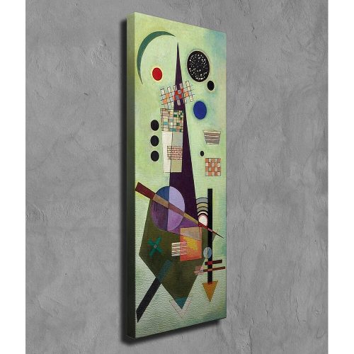 Kandinsky Decorative Canvas Painting, 30x80 cm, 100% Canvas