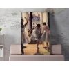 Elegant Canvas Painting, 50x70 cm, Framed Art, 50% Cotton