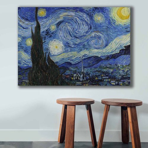 Vincent van Gogh Canvas Painting, 70x100 cm, Wooden Frame