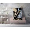 Elegant Canvas Painting, 50x70 cm, Framed Art, 50% Cotton
