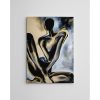 Elegant Canvas Painting, 50x70 cm, Framed Art, 50% Cotton
