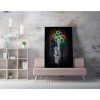 Elegant Canvas Painting, 50x70 cm, Framed Art, 50% Cotton