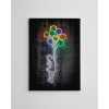Elegant Canvas Painting, 50x70 cm, Framed Art, 50% Cotton