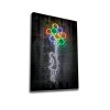 Elegant Canvas Painting, 50x70 cm, Framed Art, 50% Cotton