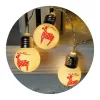 Modee Christmas LED String Lights Plastic Battery C1014 (10LED/1.35m/15cm) warm