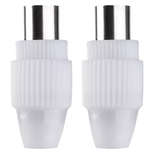 EMOS IEC connector straight 2pcs/blister