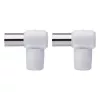EMOS IEC connector slanted 2pcs/blister