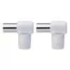 EMOS IEC connector slanted 2pcs/blister