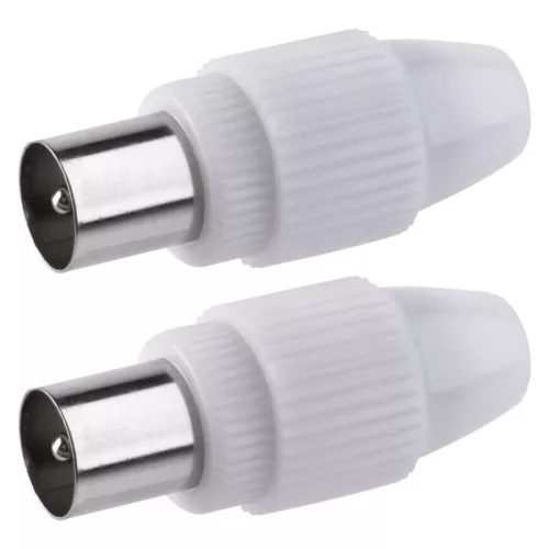 EMOS IEC connector straight A203R 2pcs/blister
