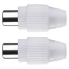 EMOS IEC connector straight A203R 2pcs/blister